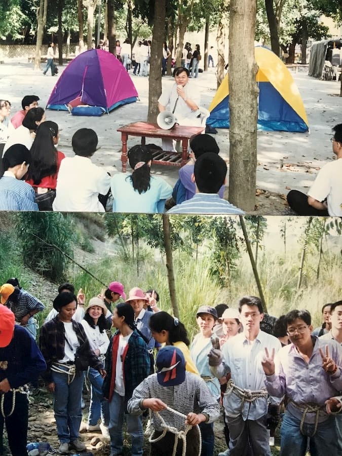 五三四.上師聖座也在台灣山區舉辦「野外求生身心訓練」，引導社會大眾、年輕人有一個良好正常的身心健康活動。